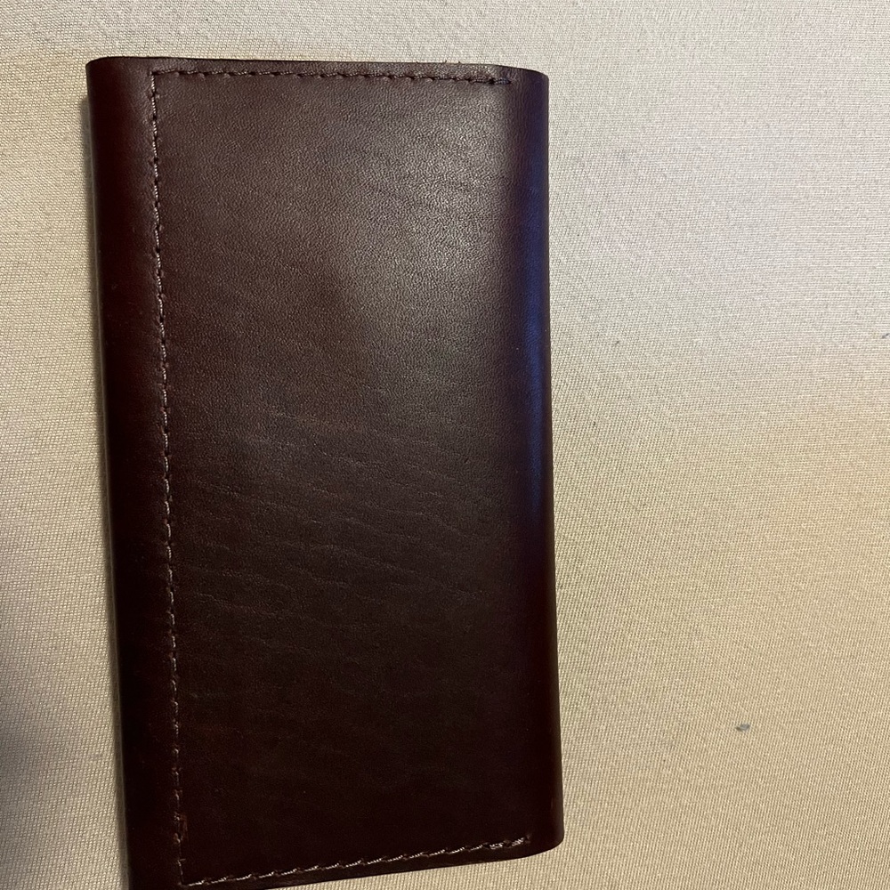 Portland Leather Goods Rancher Wallet. Dark Brown